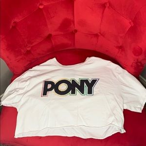 Pony crop top